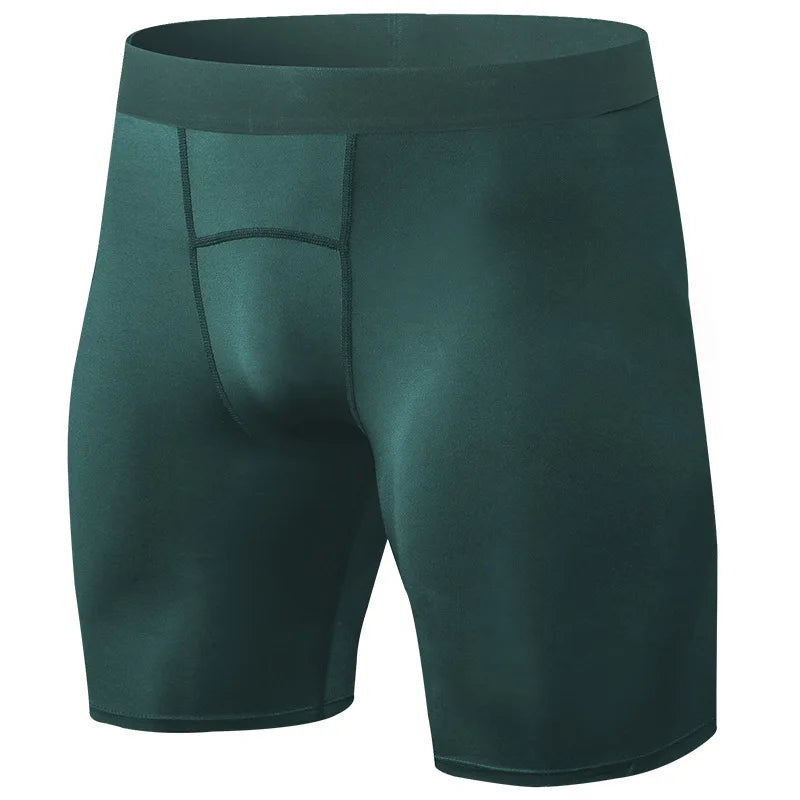 Summer Quick Dry Compression Running Tights Men Gym Fitness Training Shorts Pocket Sport Short Pants Workout Bottoms Customize