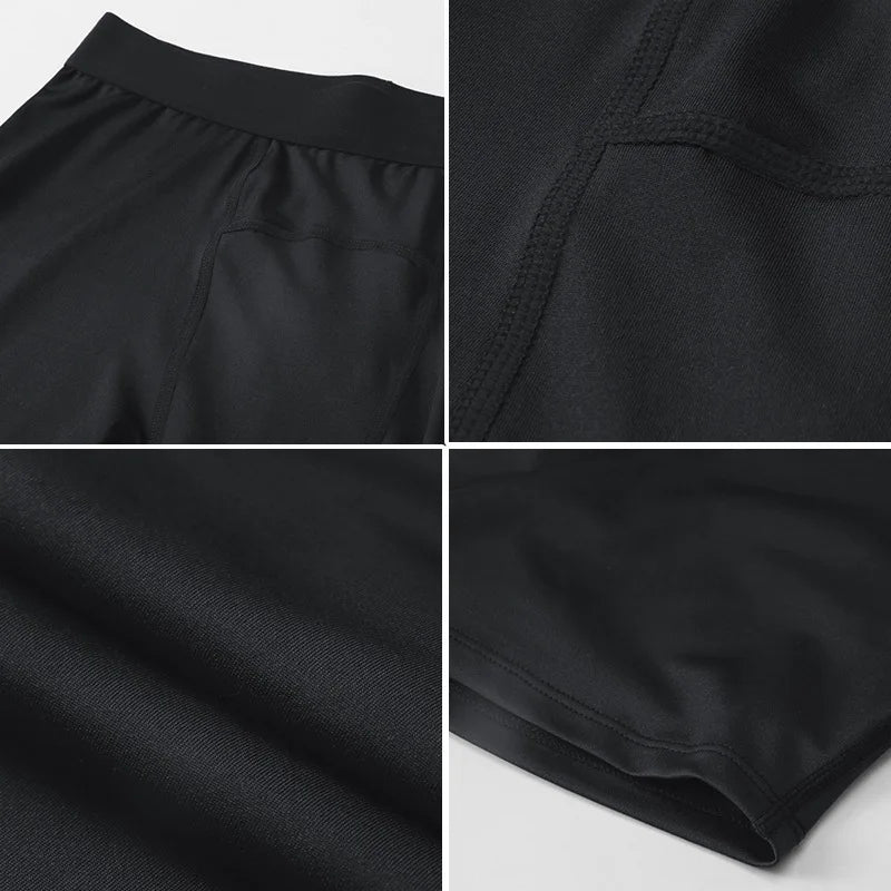 Summer Quick Dry Compression Running Tights Men Gym Fitness Training Shorts Pocket Sport Short Pants Workout Bottoms Customize