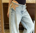American Retro Hot Girls High Waist Jeans Suitable for 2026 New Fashion Street Y2K Style Harajuku Hip Hop Style Casual Jeans Rumanglobalcraft
