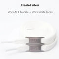 Original AF1 Shoelaces Combination White Flats Laces and Shoe Decoration Suit Sneaker Shoelace Air Force One Shoes Accessories