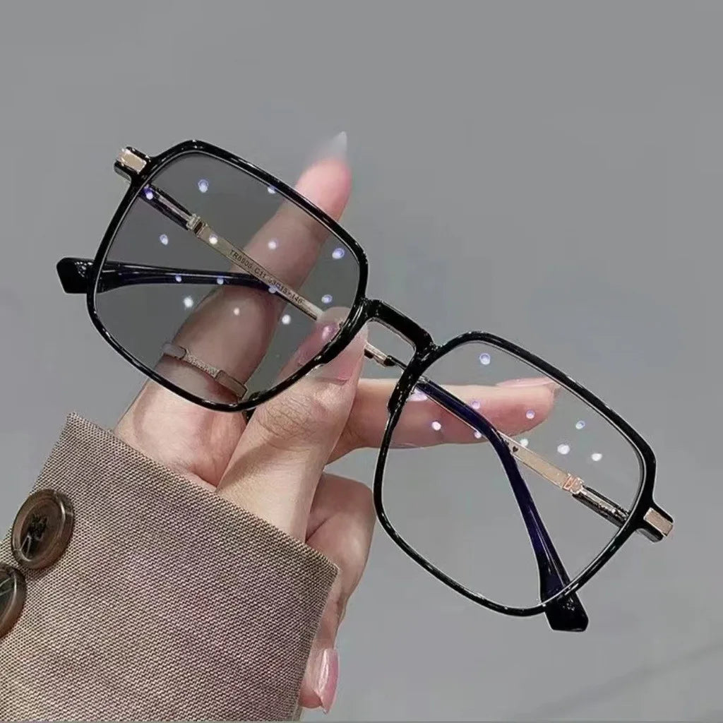 Photochromic Anti Radiation Glasses Metal Eyeglass For Woman Men (Copy)