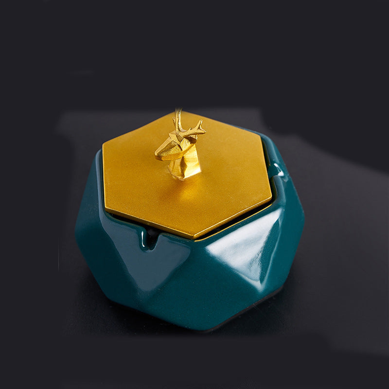 Nordic Style Luxury Decorative Ashtray for Dining Tables