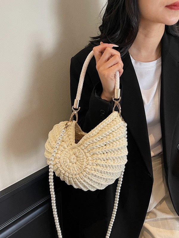 Handwoven Crossbody Bag with Adjustable Strap