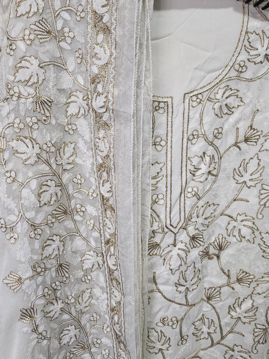 Kashmiri Chinar Leaf Suit