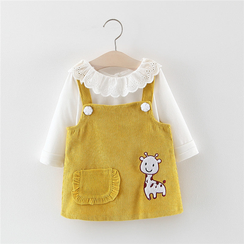 Girls Two-Piece Skirt Set Rumanglobalcraft