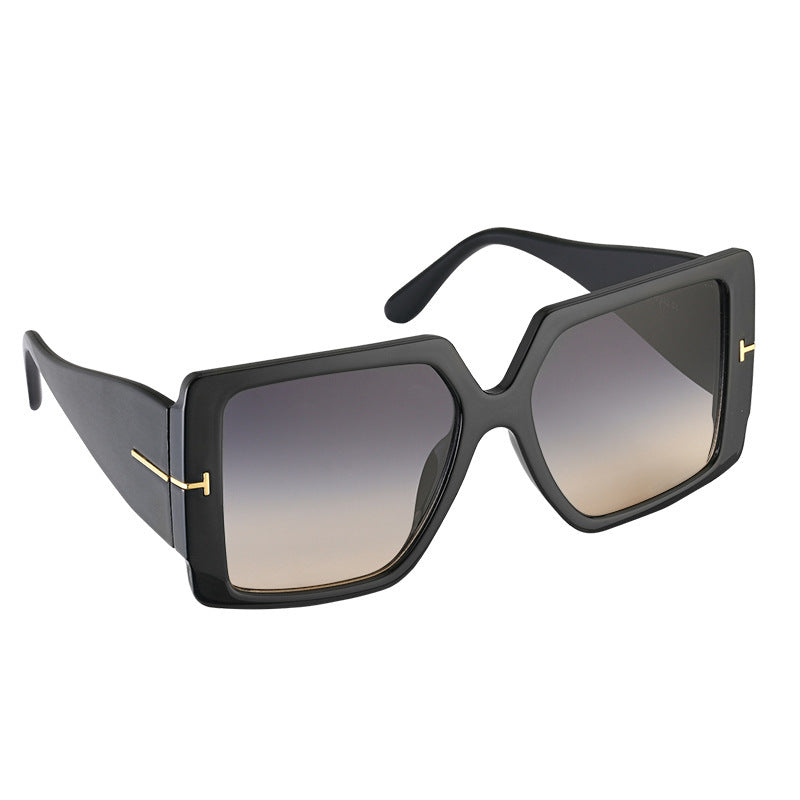 New Ladies Fashion Personality Black Sunglasses