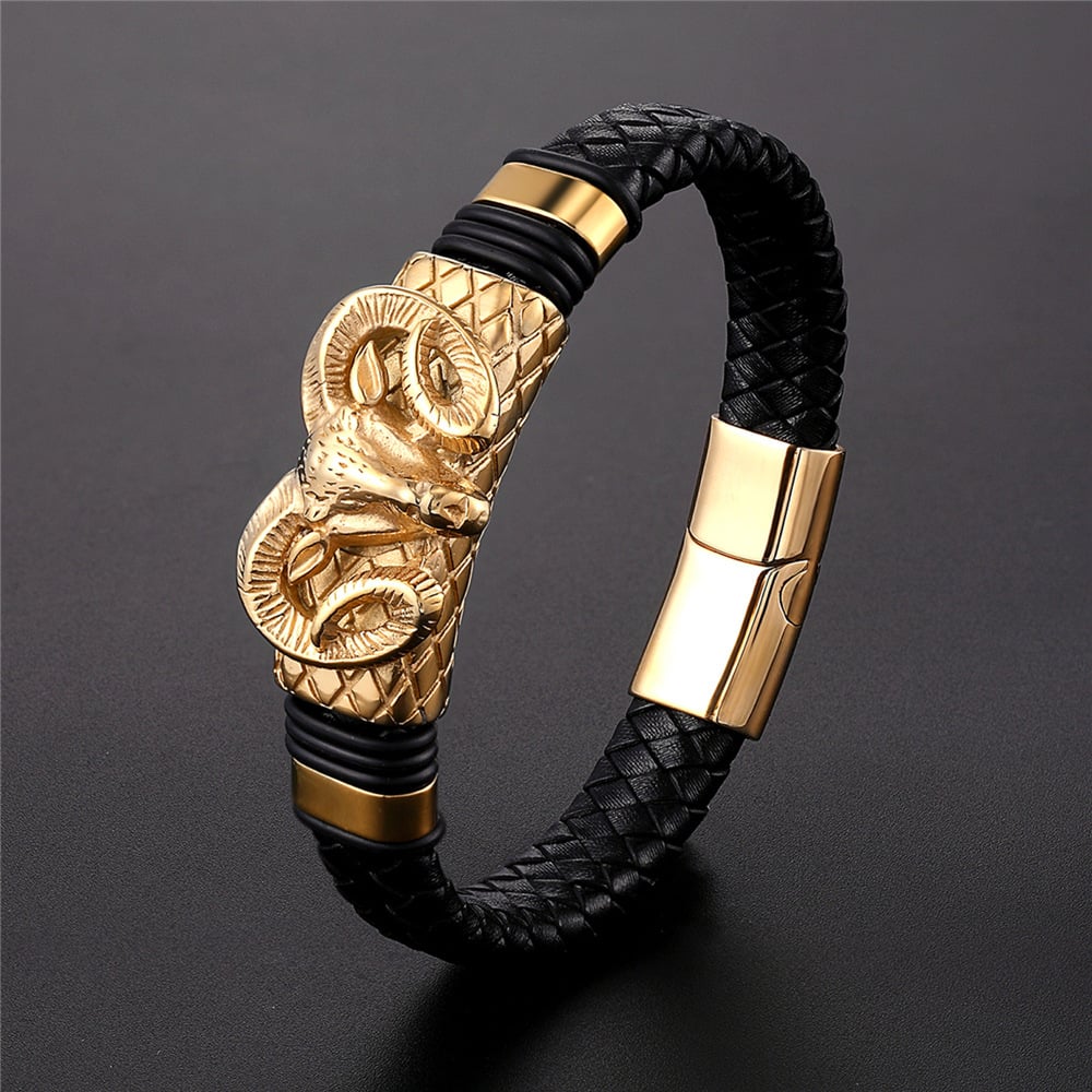 Men's Constellation Stainless Steel Braided Bracelet Rumanglobalcraft