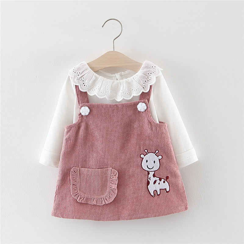Girls Two-Piece Skirt Set Rumanglobalcraft