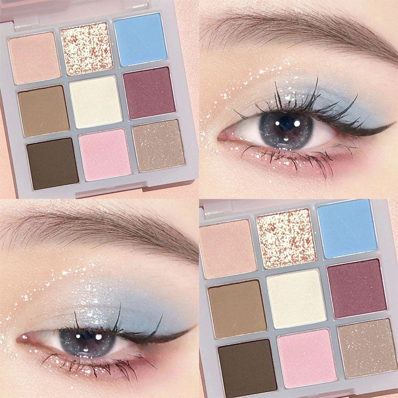 DIKALU Sunset Glow 9-Color Eyeshadow Palette Rumanglobalcraft