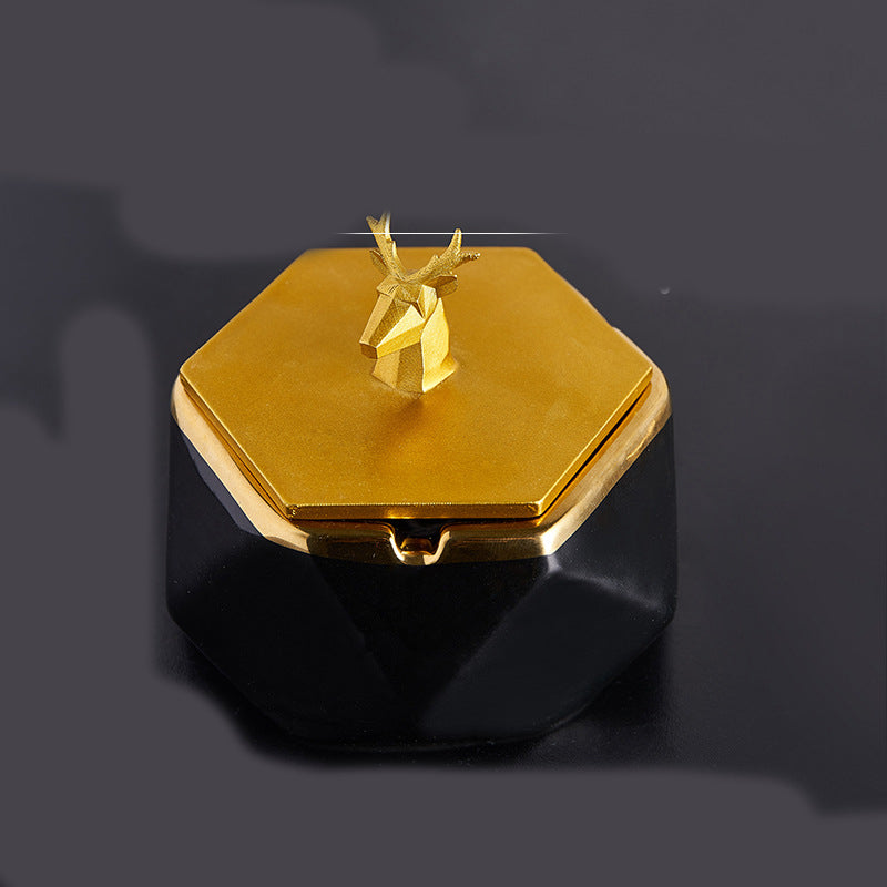Nordic Style Luxury Decorative Ashtray for Dining Tables