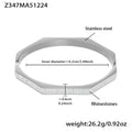 Stainless Steel Ultra-Shiny Full-Crystal Clip Bracelet