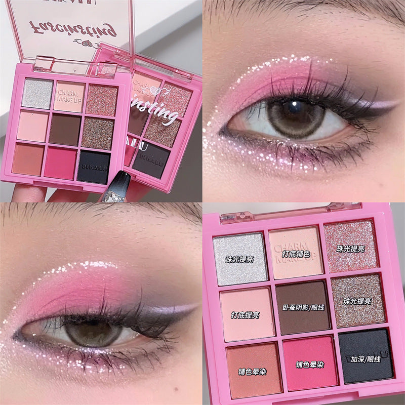 DIKALU Sunset Glow 9-Color Eyeshadow Palette Rumanglobalcraft