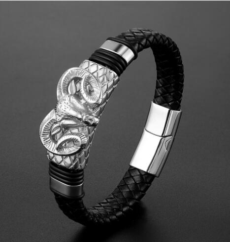 Men's Constellation Stainless Steel Braided Bracelet Rumanglobalcraft